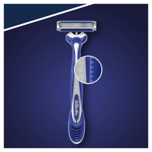 Rasoir de unica folosinta Gillette Sensor3 Comfort pentru barbati, 3 lame, 12 utilizari - Img 3