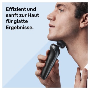Rasoir electric Braun Series 6, SensoFlex, 100 waterproof, gri - Img 2