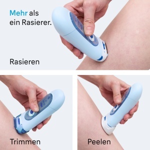 Rasoir electric Braun Silk-epil LS5160, 3-in-1, albastru, pentru utilizare umeda si uscata - Img 4