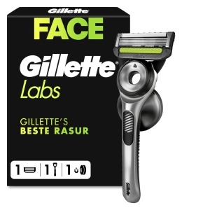Rasoir pentru barbati Gillette Labs cu Peeling, 5 lame, suport magnetic