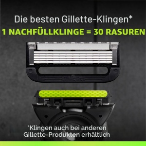 Rasoir pentru barbati Gillette Labs cu tehnologie de peeling, 1 maner si 1 lama de schimb - Img 7