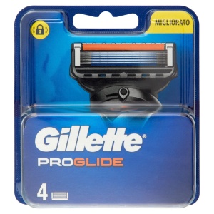 Rasoir pentru Barbati Gillette ProGlide cu 5 Cutite Anti-Rebatare - 4 Refill-uri