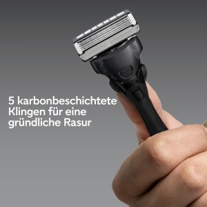 Rasoir pentru barbati Wilkinson Sword Hydro 5 Ultimate, 5 lame, gel hidratant, 8 lame de schimb - Img 4