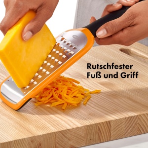 Razatoare manuala OXO Good Grips din inox, cu design ergonomic, groasa - Img 5