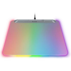 Razer Firefly V2 Pro Phantom White Gaming Mousepad RGB USB Hub
