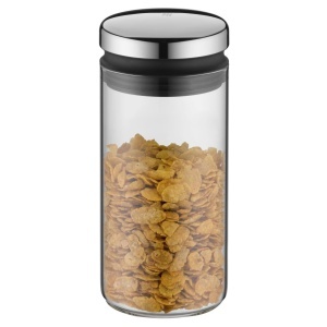 Recipient pentru pastrarea alimentelor WMF Depot 1L sticla si inox aromadens design elegant - Img 5