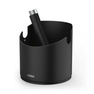 Recipient pentru zat de cafea Xavax, antiderapant, negru