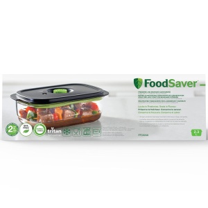 Recipient Vacuum FoodSaver Preserve Marinate 2,3 L, TransparentNegru - Img 8