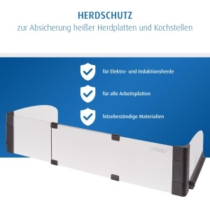 Reer Herdschutzgitter Basic 20058 Protectie pentru aragaz 55-61 cm Argintiu - Img 3