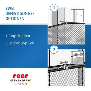 Reer Plasa Protectie Balcon 294x94 cm Siguranta Copii Material Rezistent la Intemperii - Img 4