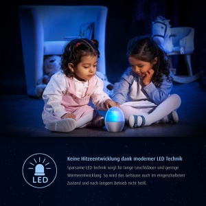 Reer Starlino Proiector Lumini LED pentru Copii Timer 30 Minute Baterii - Img 7