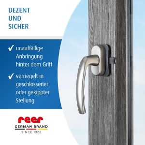Reer WinLock Protectie pentru ferestre si usi de balcon montaj simplu culoare antracit - Img 6