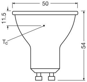 Reflektor LED Osram PAR16 80, 6,1 W, 575 lm, 2700 K - Img 3