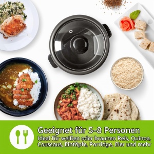 Reiscocher Nedis KARC115AL 1.5 l 500 W Argintie - Img 5