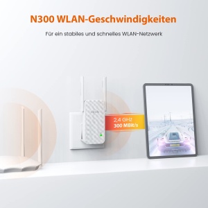 Repetitor WLAN Tenda A9, N300, 2 antene externe, 300 Mbps - Img 4