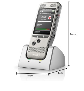 Reportofon digital Philips PocketMemo DPM6000 2 microfoane software SpeechExec Basic inclus - Img 2