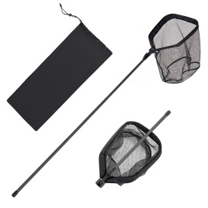 Retea de Pescuit VEVOR cu Telescop si Sac de Depozitare, 187 cm, Carbon si Nylon