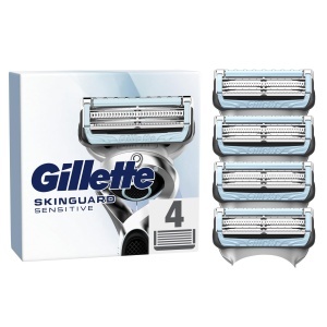 Rezerve Gillette Skinguard Sensitive pentru Barbierit - 4 Piese