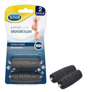 Rezerve Scholl Expert Care Wet Dry Ultra Strong cu particule de diamant 2 bucati Gri
