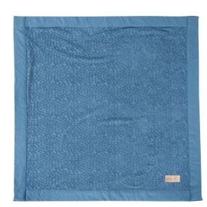 Roba Babydecke Seashells Indigo 80x80 cm Bio Bumbac Certificat GOTS Oeko-Tex - Img 5