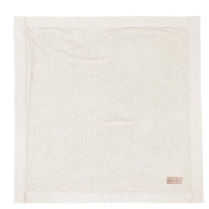 Roba Babydecke Seashells Oyster 80 x 80 cm - Patura din bumbac organic, alba - Img 6