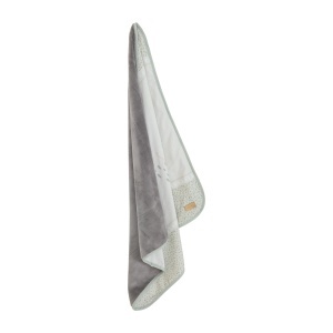 Roba Babydecke Woodland Buddies 80x80 cm Pastel Verde si Gri Ultra Moale - Img 8