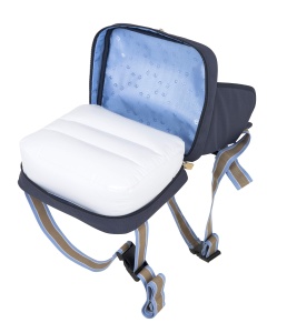 roba Booster Seat - Scaun mobil gonflabil pentru copii cu panouri laterale ridicate - Scaun de inaltare flexibil pentru acasa si in deplasare - Img 9