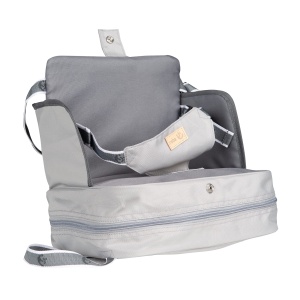 Roba Boostersitz Little Stars Sitzerhohung pentru copii Gri deschis Material rezistent Canvas