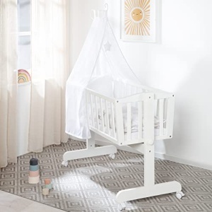 Roba Coscuta pentru Bebei 40 x 90 cm - Fox Bunny - Set Complet cu Roti - Img 2