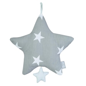 Roba Spieluhr Little Stars - Jucarie muzicala pentru copii, griAlb, lavabila