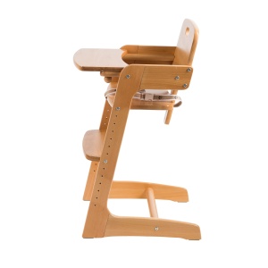 roba Stair High Chair Kid Up - Scandura detasabila - Scaun inalt in crestere pentru bebelusi si copii - cu curea in 3 puncte - lemn natural - Img 3