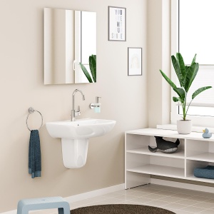 Robinet baie GROHE StartEdge 24201001, inaltime 31cm, crom, economisire apa - Img 9