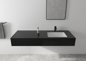 Robinet baie hansgrohe Vernis Shape, mattschwarz, 95 mm, EcoSmart - Img 5