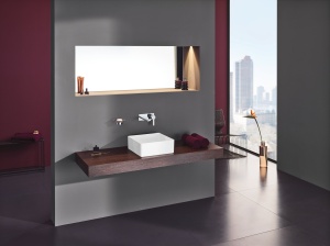 Robinet de baie GROHE Lineare, montaj pe perete, finisaj Supersteel mat - Img 6