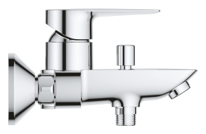Robinet de baie GROHE Start Edge, crom, montare pe perete, cu un singur maner - Img 2
