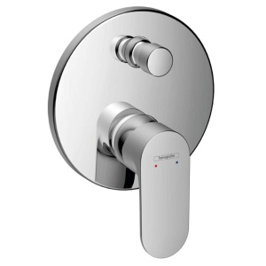 Robinet de cada hansgrohe Rebris S, montaj in perete, crom, 2 functii
