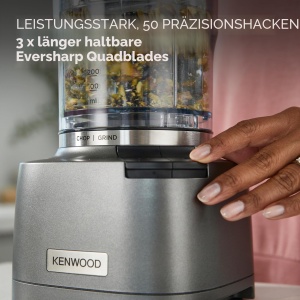 Robot de bucatarie Kenwood Duo Prep CHP80.000SI, 800W, 500ml, argintiu - Img 3