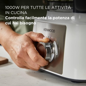 Robot de bucatarie Kenwood FDP65450WH 1000 W alb bol 3L blender 15L - Img 5
