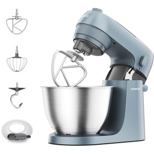 Robot de bucatarie Kenwood Go KZM35000GY compact bol 4L 800W albastru