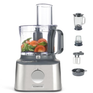 Robot de bucatarie Kenwood MultiPro Compact FDM313SS, 800W, 2.1L, Argintiu