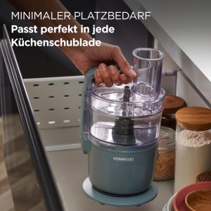 Robot de bucatarie Kenwood MultiPro Compact FDP23.130GY, inox, compact, albastru - Img 5