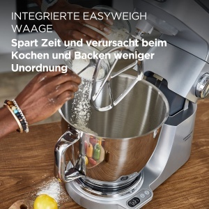 Robot de bucatarie Kenwood Titanium Chef Baker XL, 1200 W, 7L, Argintiu - Img 3