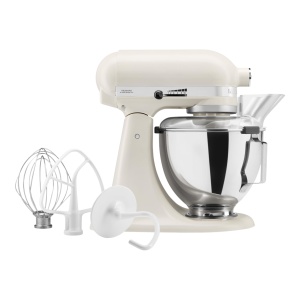 Robot de bucatarie KitchenAid Classic 4,3L, 10 viteze, Alb Porcelan