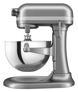 Robot de bucatarie KitchenAid Heavy Duty, 5.2 L, argintiu, design robust - Img 4
