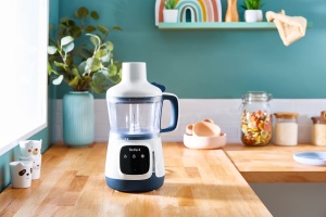 Robot de bucatarie Tefal HB55W4 Yummy Gourmet, 1000 ml, albalbastru - Img 4