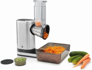 Robot de bucatarie WMF Kuchenminis, 150W, 5 cutite, inox Cromargan, cutie salata to-go