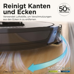 Robot de curatenie Shark Matrix Plus 2-in-1 Negru WiFi LiDAR - Img 6