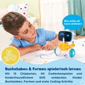 Robot de desen VTech Codi pentru copii 4-8 ani, creativ si interactiv - Img 4