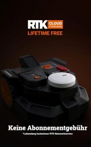 Robot de tuns iarba WORX Landroid Vision WR306E, 600 m, navigare RTK, control prin aplicatie - Img 5