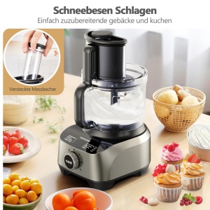 Robot multifunctional de bucatarie YASHE 11-in-1 1300W 25L bol 15L blender functie Puls - Img 7